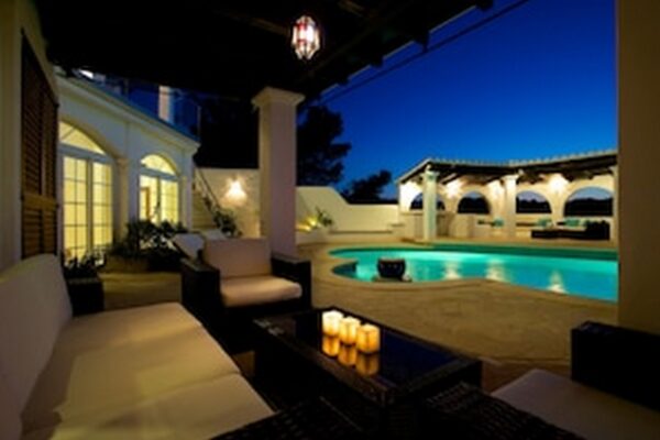 Luxury villa with spectacular sunset views