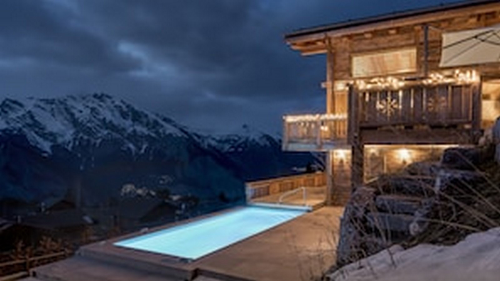 Chalet with lift and heated pool